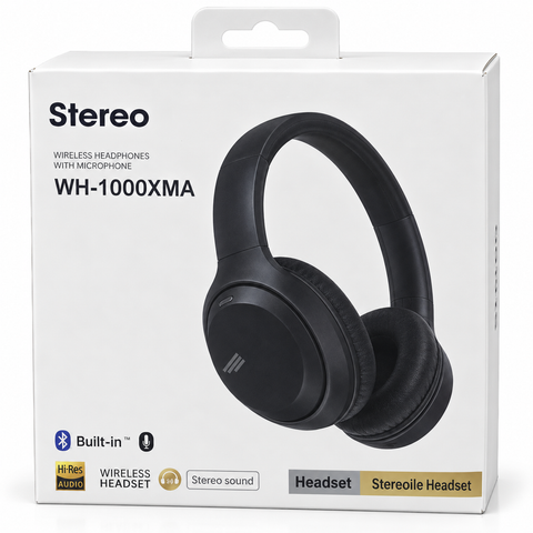 Stereo Wireless Headphones WH-1000XM4 style (Soundio)