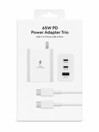 65W USB-C PD Fast Charging Power Adapter