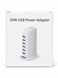 30W 6-Port USB Charging Station